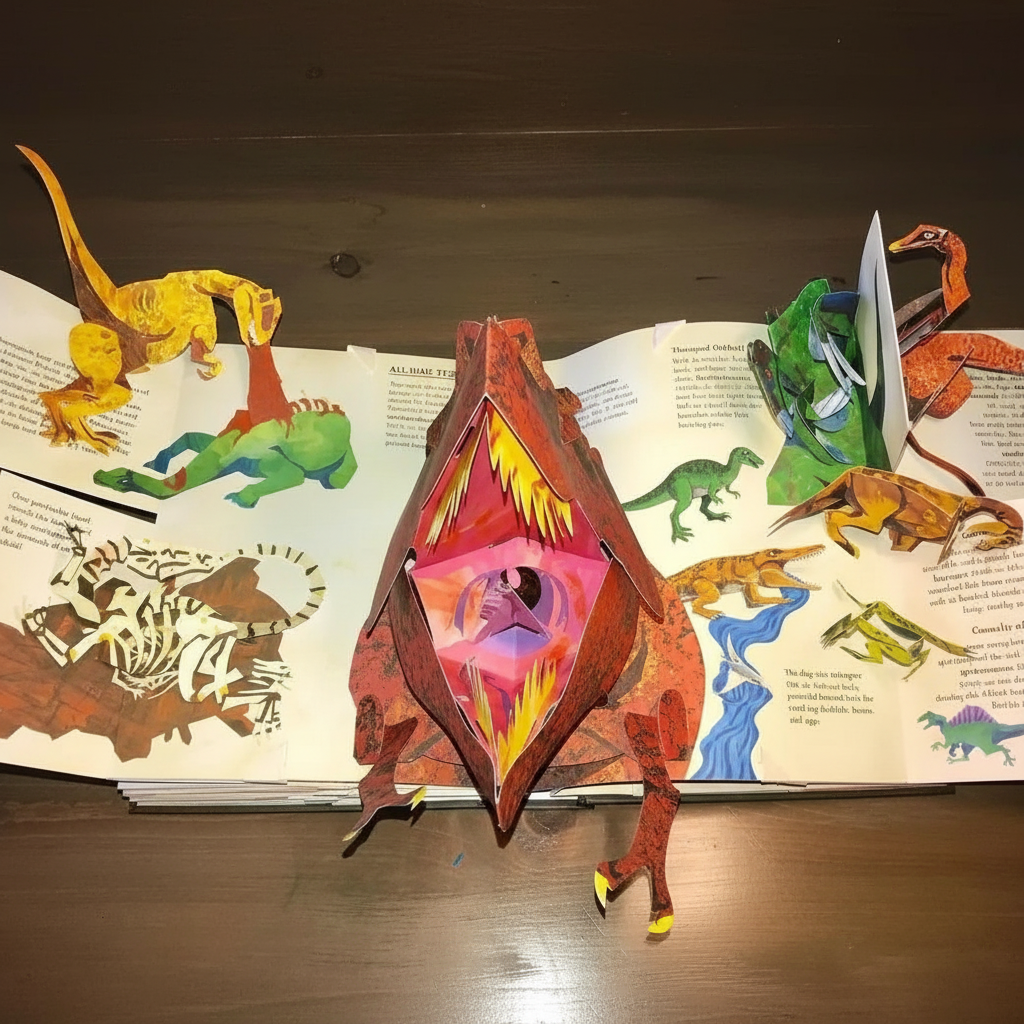 Nokmo | 3D Pop-up Book Dinosaurs