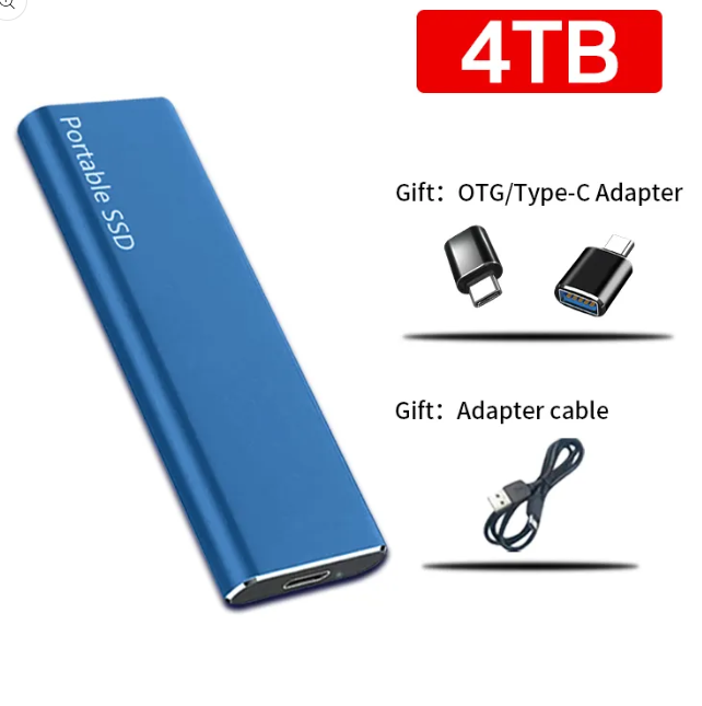Nokmo | 4TB USB-C Portable External Hard Drive for PC & Mac