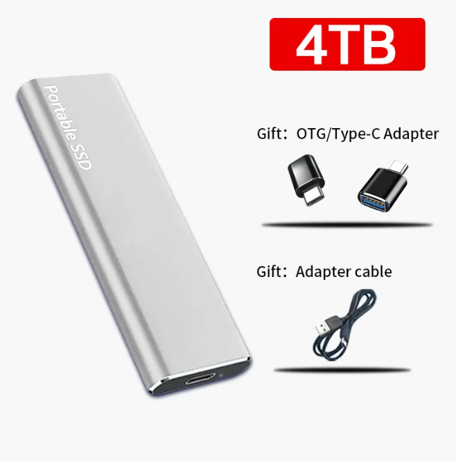 Nokmo | 4TB USB-C Portable External Hard Drive for PC & Mac