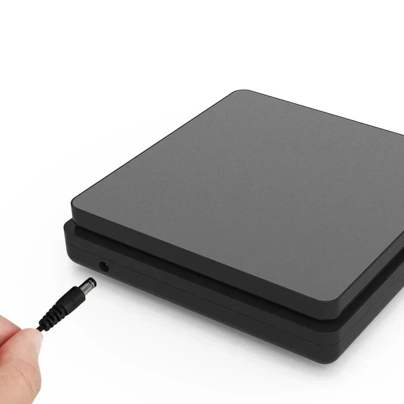 Nokmo | 5 kg/0.1 g and 10 kg/1 g digital electronic kitchen scale, LCD screen, fully waterproof stainless steel tool for baking