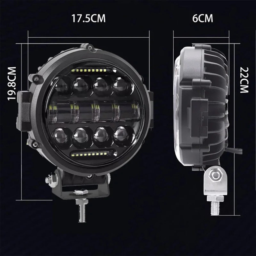 Nokmo 7 Inch LED Driving Light for Car & 4x4