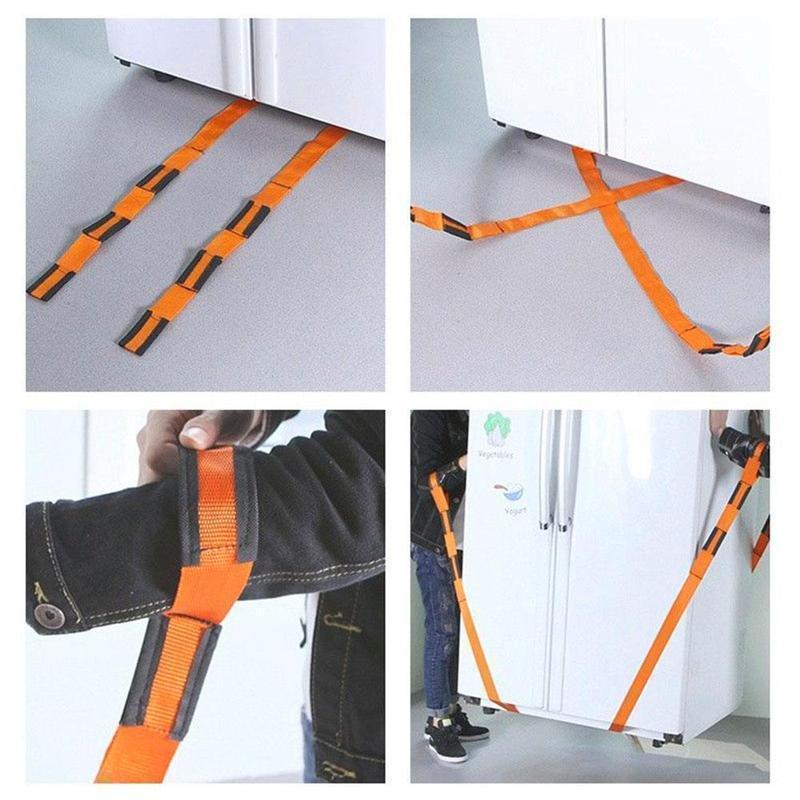 Nokmo | Adjustable Furniture Teamstrap Mobile and Lifting Strap - 2 Pieces