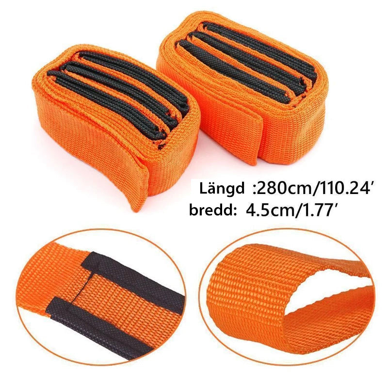 Nokmo | Adjustable Furniture Teamstrap Mobile and Lifting Strap - 2 Pieces