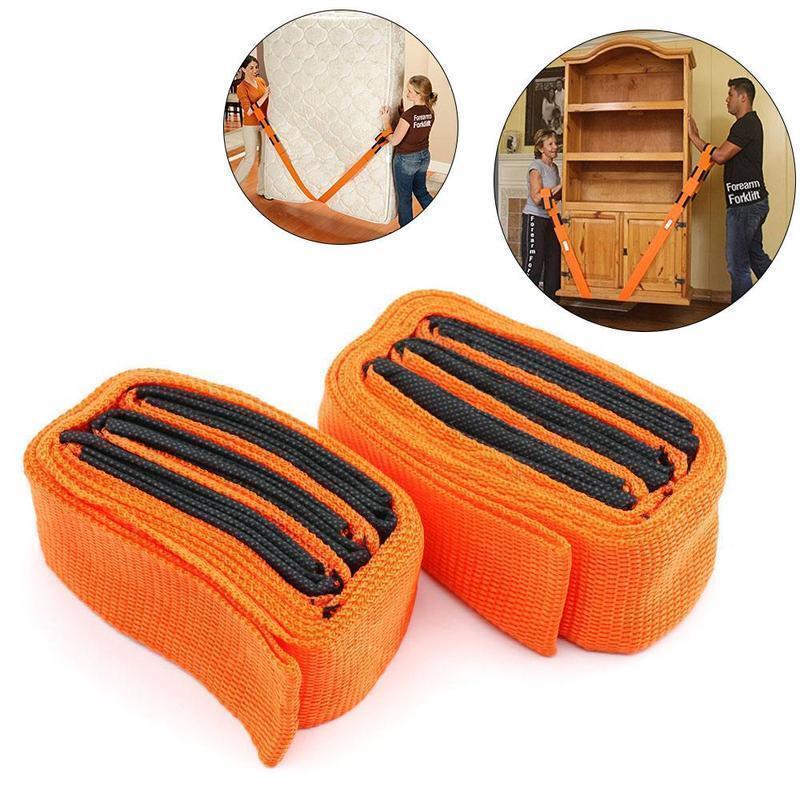 Nokmo | Adjustable Furniture Teamstrap Mobile and Lifting Strap - 2 Pieces