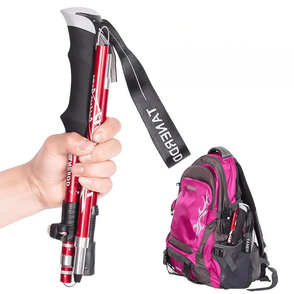 Nokmo | Adjustable Trekking Poles - Lightweight & Foldable for Hiking & Walking