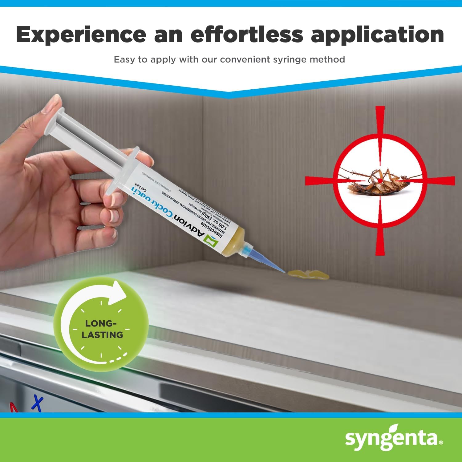 Nokmo | Advion Cockroach Gel Bait, Cockroach Killer, Non-Toxic Pest Control, Pest Management