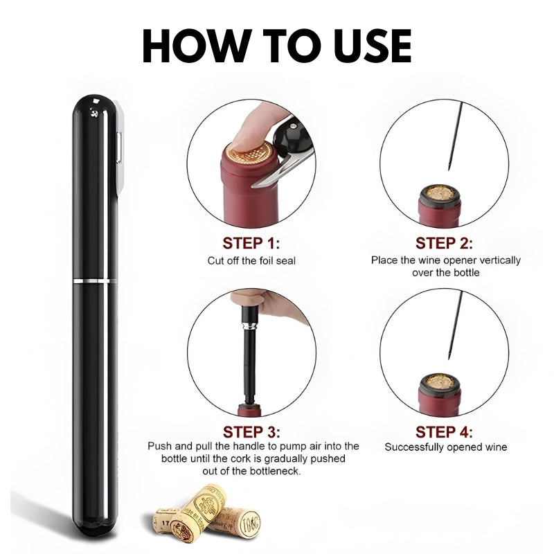 Nokmo | Air Pressure Wine Opener