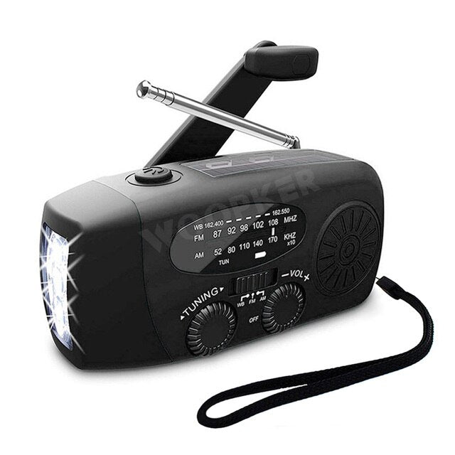 Nokmo | All-in-One Emergency Radio with Solar Power and Power Bank – Be Prepared Anytime, Anywhere