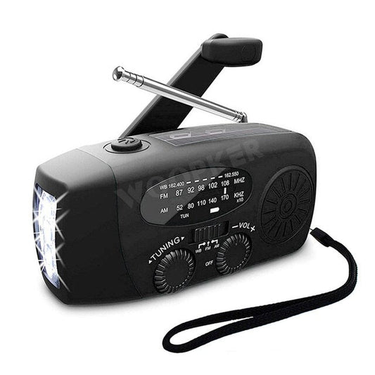 Nokmo | All-in-One Emergency Radio with Solar Power and Power Bank – Be Prepared Anytime, Anywhere