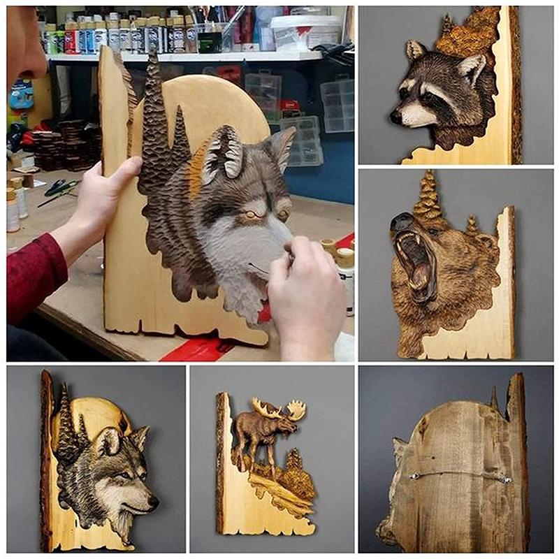 Nokmo | Animal Carving Craft Wall Decoration