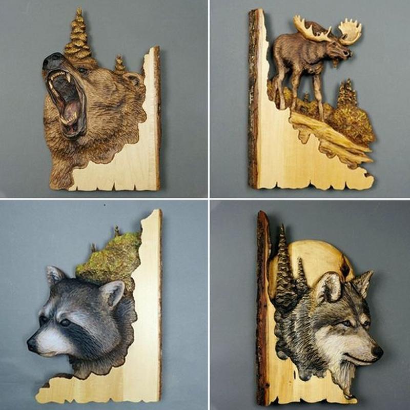 Nokmo | Animal Carving Craft Wall Decoration