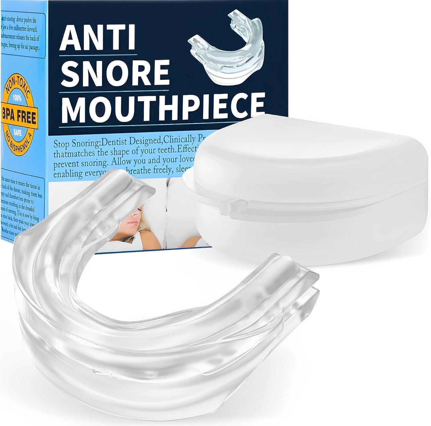 Nokmo | Anti-Snoring Sleep Apnea Mouthpiece Protection