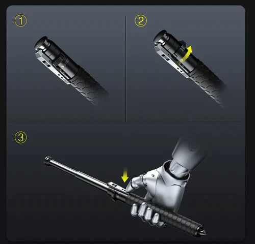Nokmo | Automatic Folding Walking Cane with Ergonomic Grip