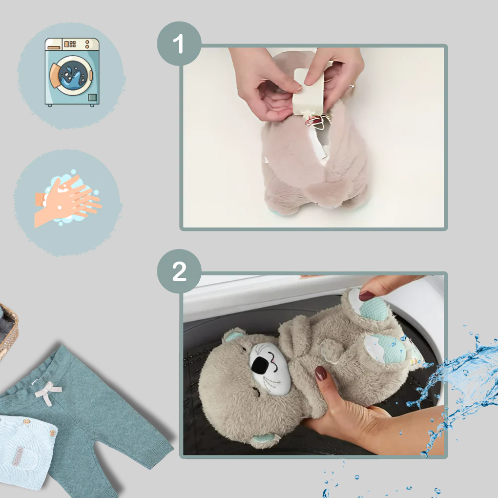 Nokmo | Baby Otter Plush with Gentle Sound & Pulse