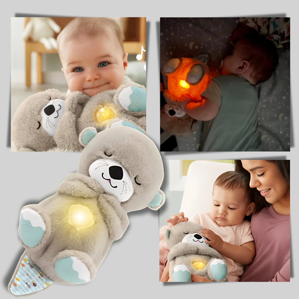 Nokmo | Baby Otter Plush with Gentle Sound & Pulse