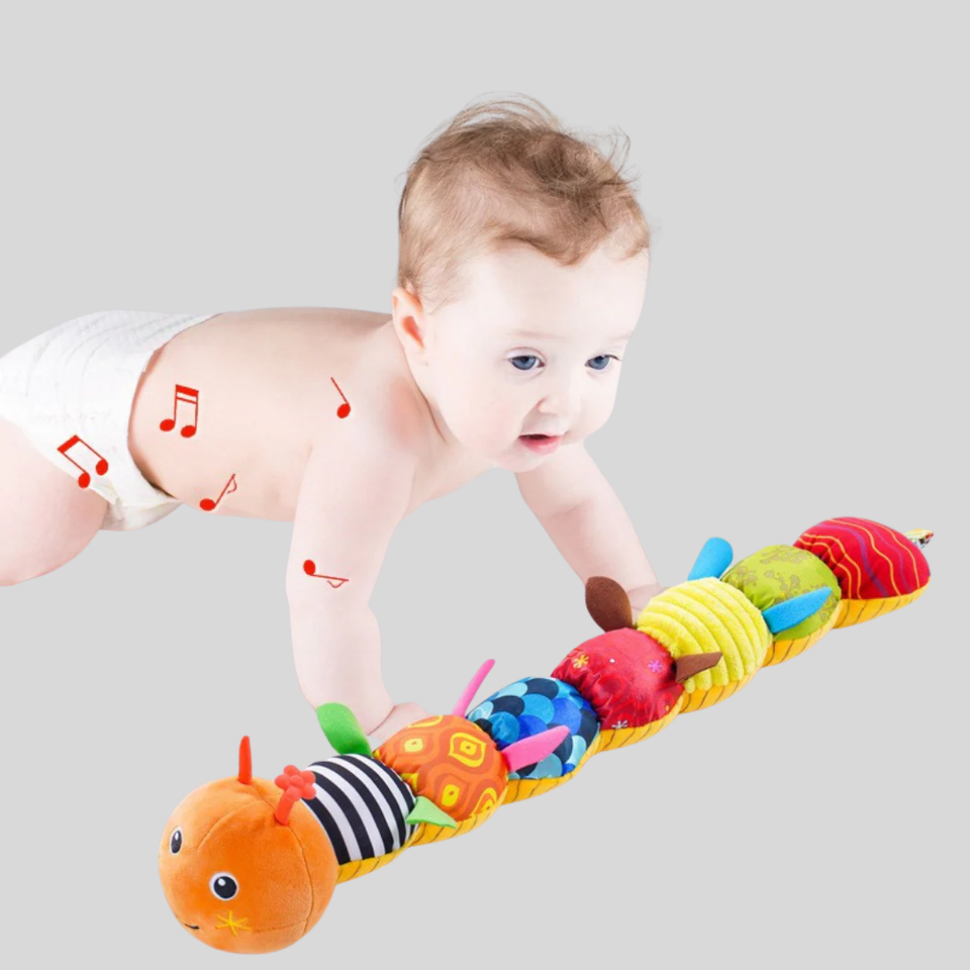 Nokmo | Baby Plush Sensory Caterpillar Toy