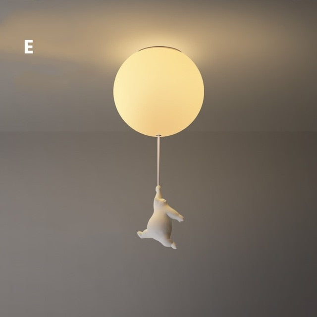 Nokmo | Balloon Bear Ceiling Light | Playful Bear Design