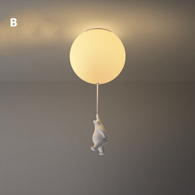Nokmo | Balloon Bear Ceiling Light | Playful Bear Design
