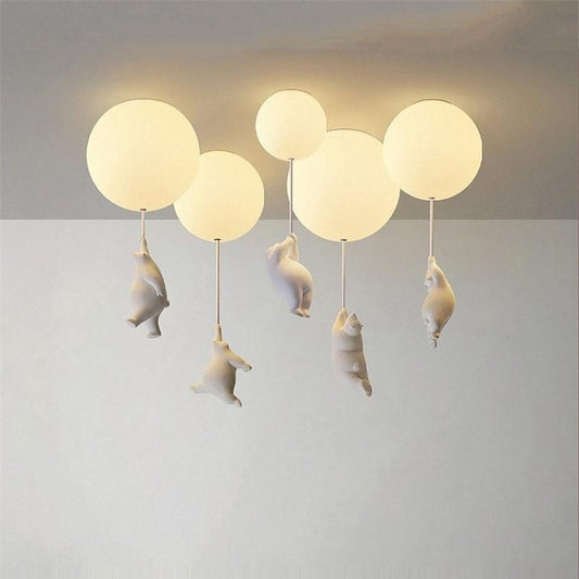 Nokmo | Balloon Bear Ceiling Light | Playful Bear Design