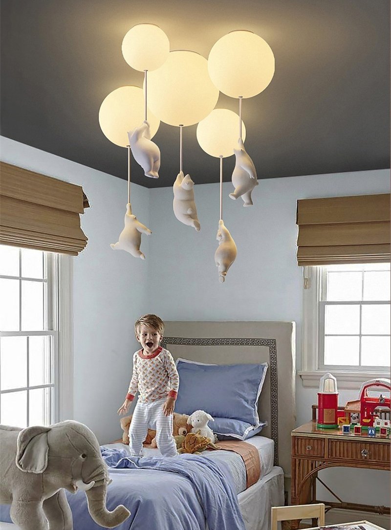 Nokmo | Balloon Bear Ceiling Light | Playful Bear Design