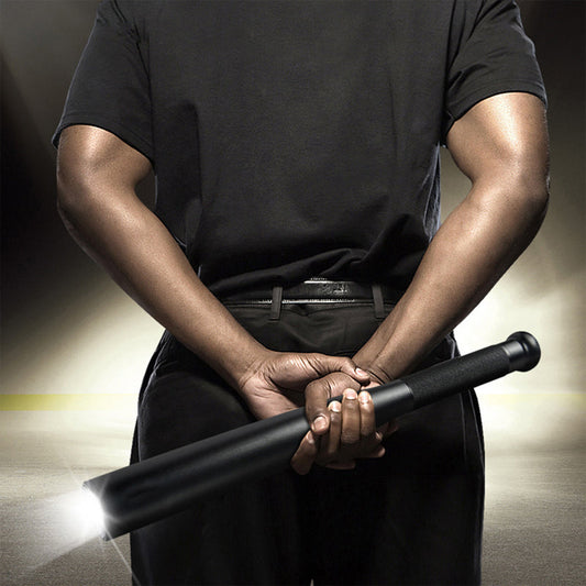 Nokmo | Baseball Bat Shaped LED Flashlight | Aluminum Alloy, 3 Lighting Modes | Emergency & Utility Use