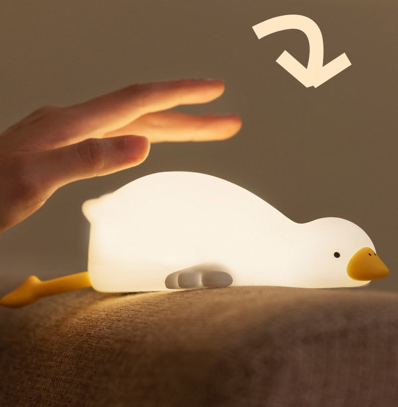 Nokmo | Big White Goose Tap Tap LED Night Light