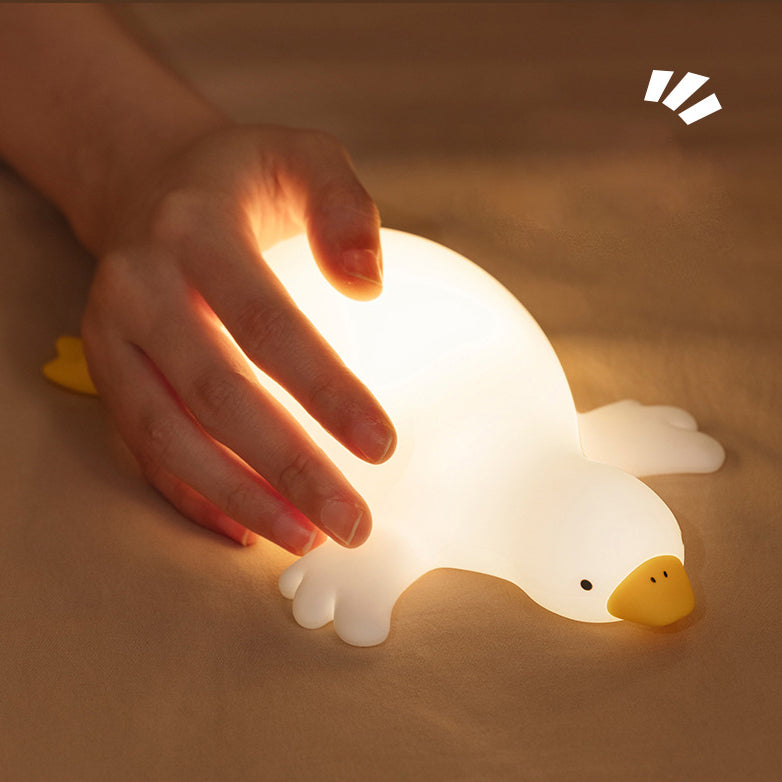 Nokmo | Big White Goose Tap Tap LED Night Light