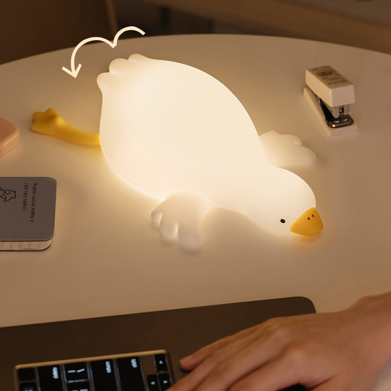 Nokmo | Big White Goose Tap Tap LED Night Light