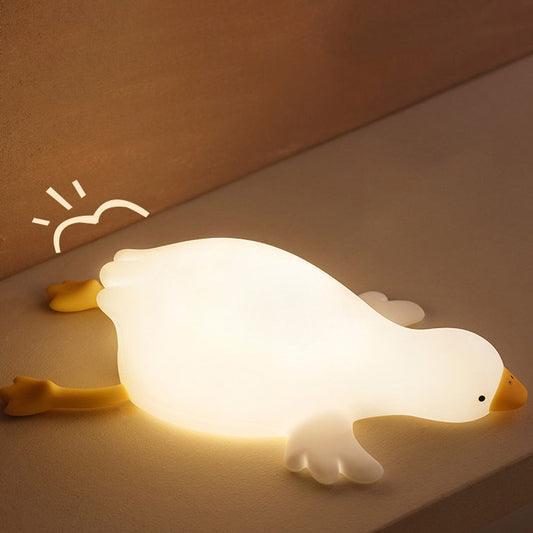 Nokmo | Big White Goose Tap Tap LED Night Light
