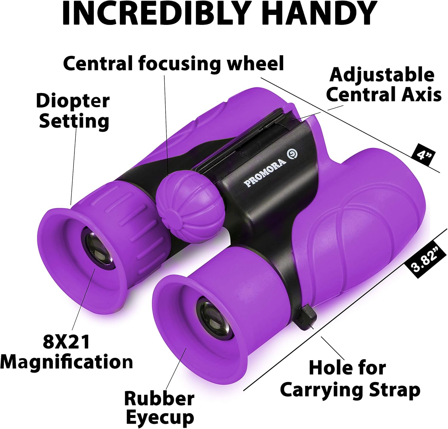 Nokmo | Binoculars for Kids Lightweight Outdoor Adventure