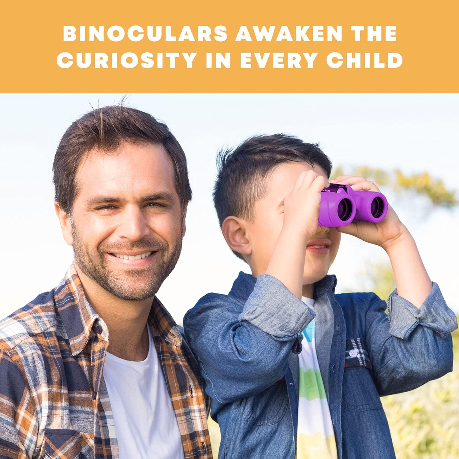 Nokmo | Binoculars for Kids Lightweight Outdoor Adventure