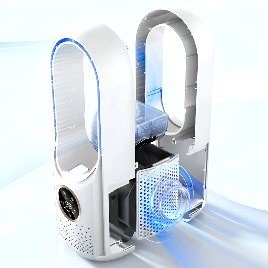 Nokmo | Bladeless Portable Air Cooler for Home & Office