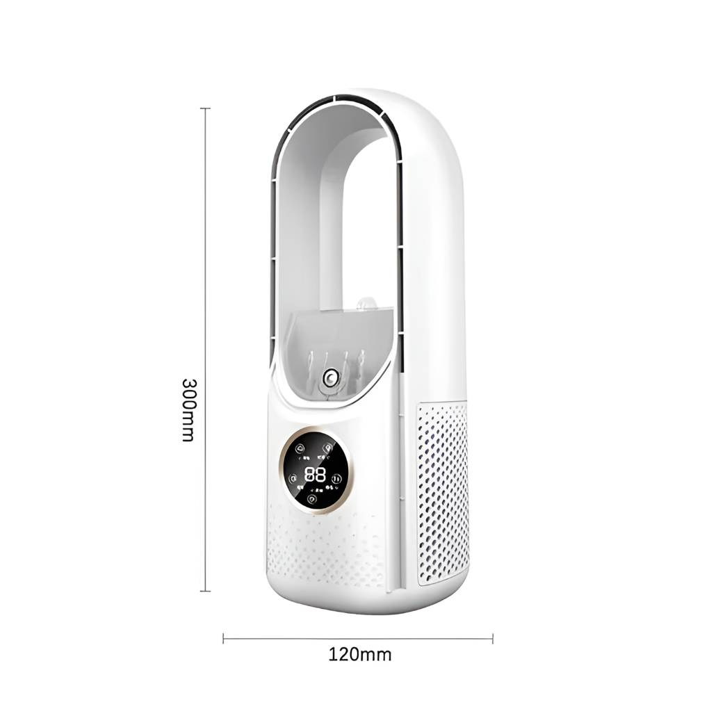 Nokmo | Bladeless Table Cooler Fan, Portable Air Conditioner