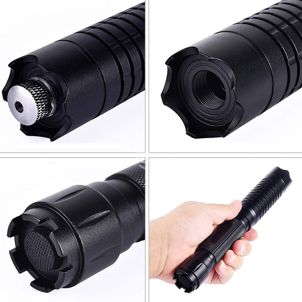 Nokmo | Blue Beam Laser Torch | 450nm High-Intensity Optical Output | Tactical 5000m+ Range | Adjustable Focus Aluminum Chassis | Thermal Ignition Capable Flashlight