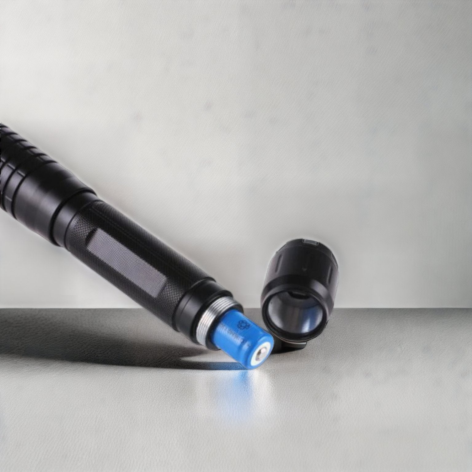 Nokmo | Blue Beam Laser Torch | 450nm High-Intensity Optical Output | Tactical 5000m+ Range | Adjustable Focus Aluminum Chassis | Thermal Ignition Capable Flashlight