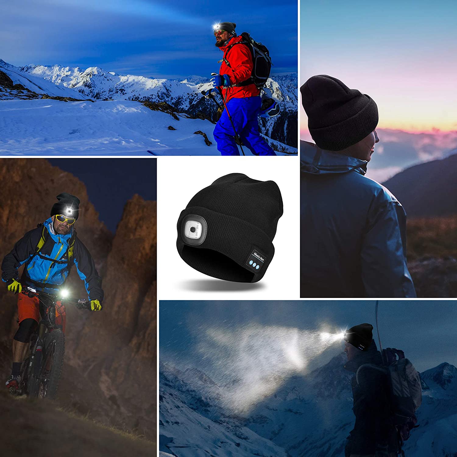 Nokmo | Bluetooth Beanie Hat Light Wireless Headphones