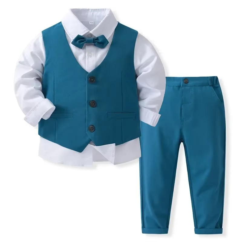 Nokmo | Boys' Formal Cotton Suit Set for Toddlers and Kids