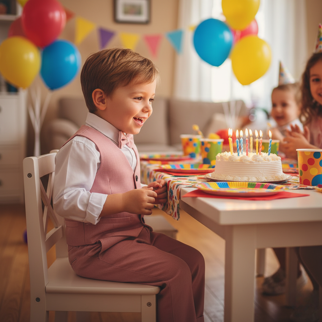 Nokmo | Boys' Formal Cotton Suit Set for Toddlers and Kids