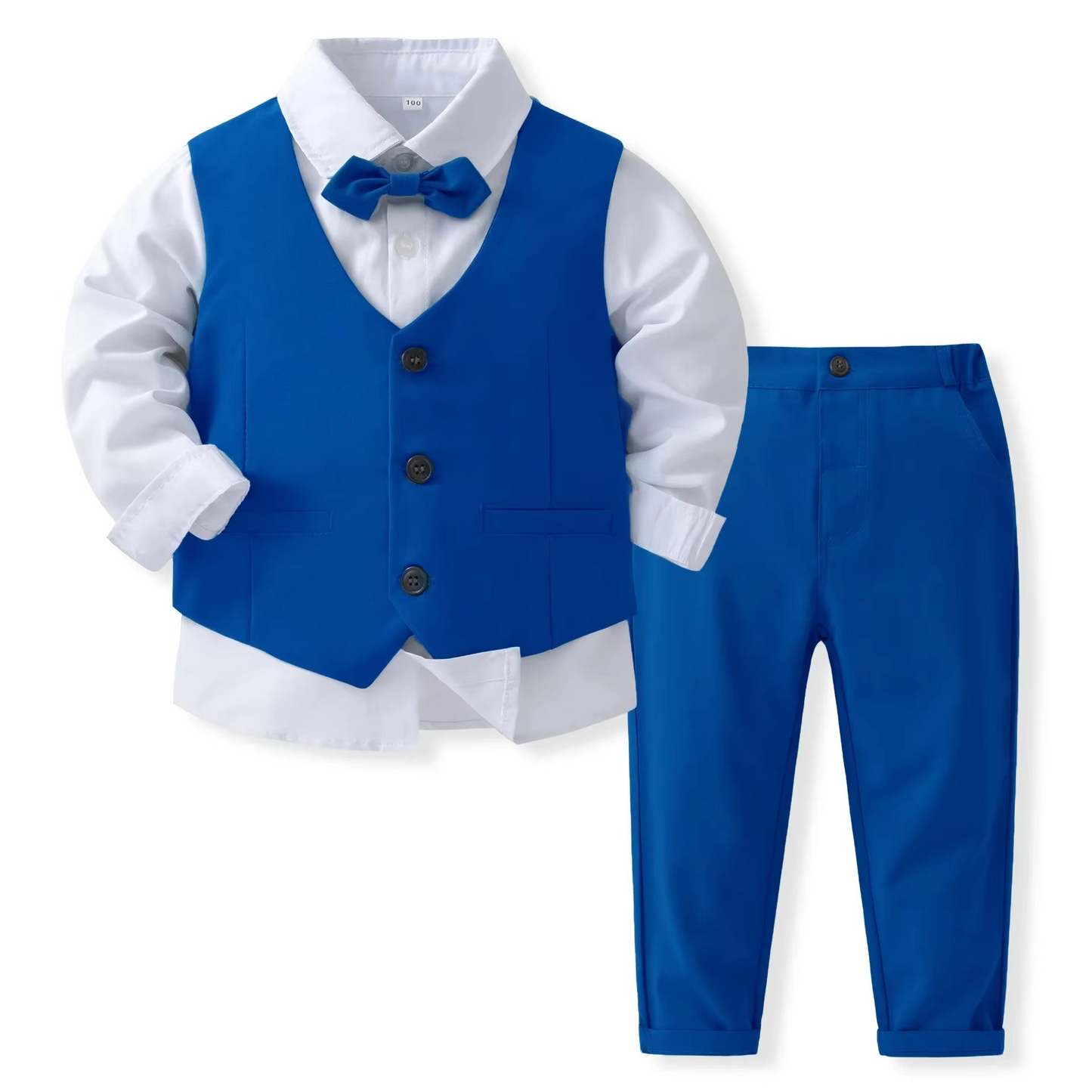 Nokmo | Boys' Formal Cotton Suit Set for Toddlers and Kids