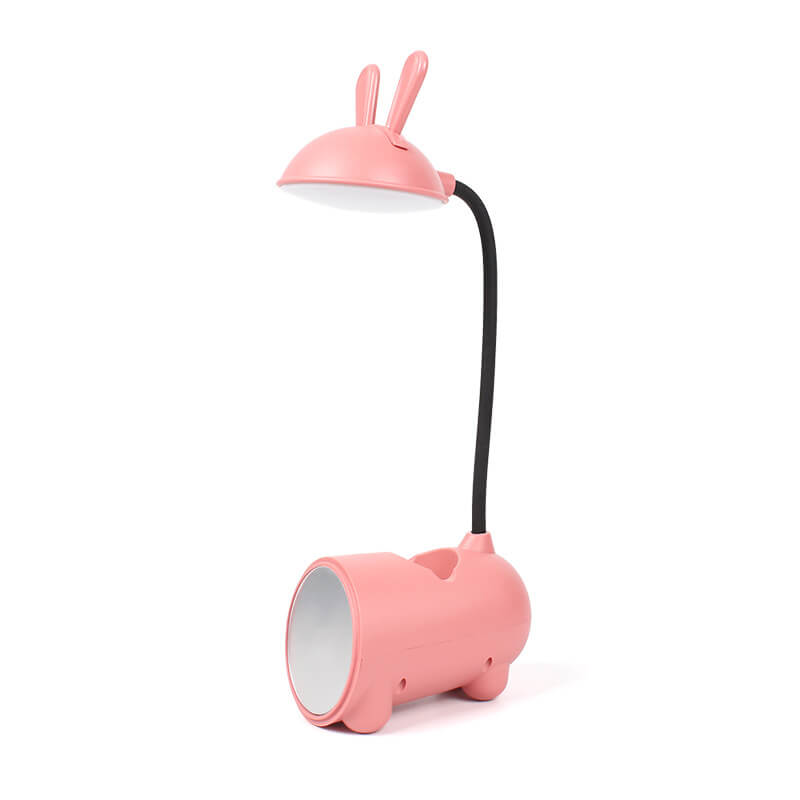 Nokmo | BunnyGlow Creative LED Touch Lamp with Pen Holder | USB Charging Function | Desk Lamp | Children's Room Decor