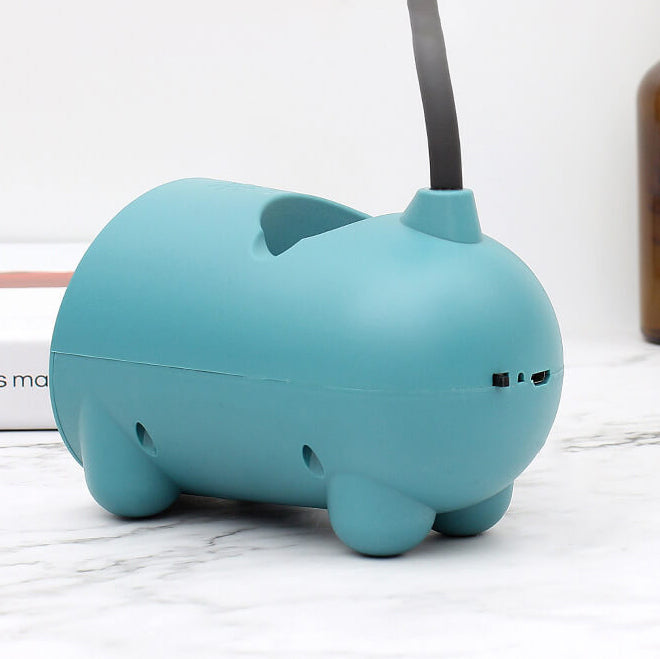 Nokmo | BunnyGlow Creative LED Touch Lamp with Pen Holder | USB Charging Function | Desk Lamp | Children's Room Decor