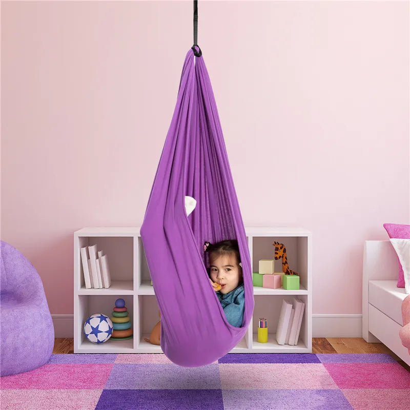 Nokmo | CalmGlide Sensory Swing for Kids – Indoor Therapy Hammock for Calm, Focus & Confidence