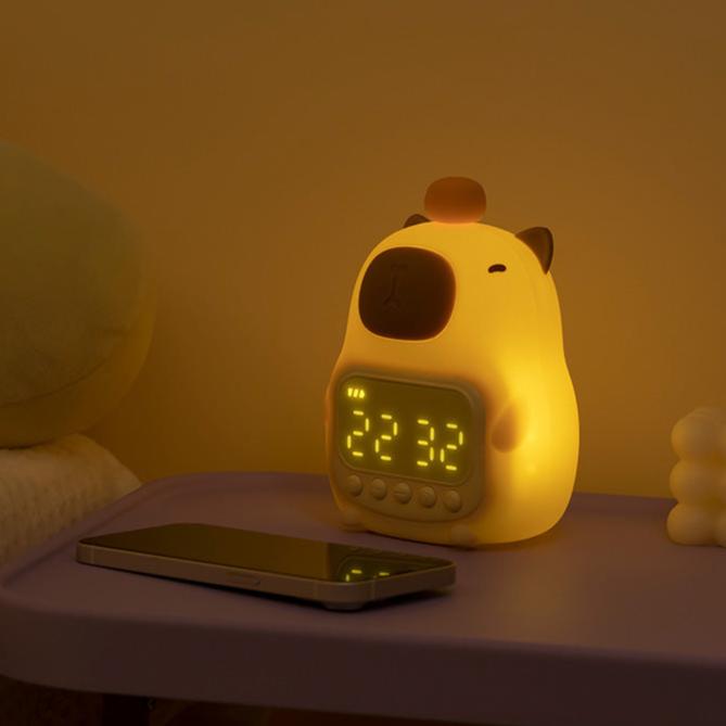 Nokmo | Capybara Companion Night Lamp & Alarm Clock