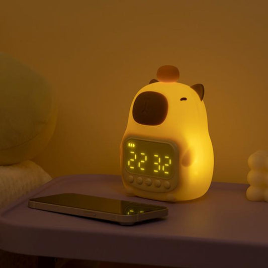 Nokmo | Capybara Companion Night Lamp & Alarm Clock