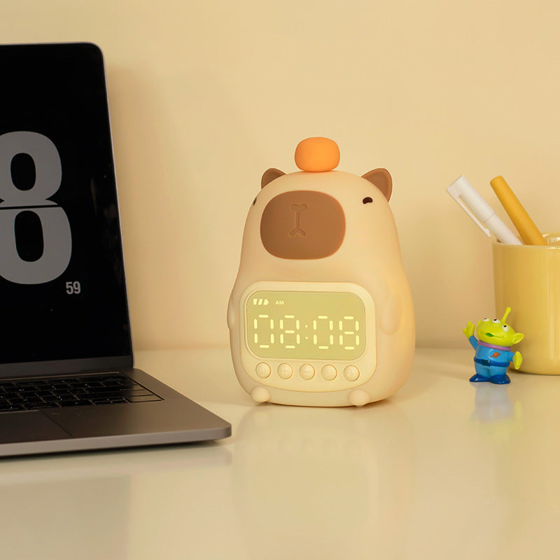 Nokmo | Capybara Companion Night Lamp & Alarm Clock