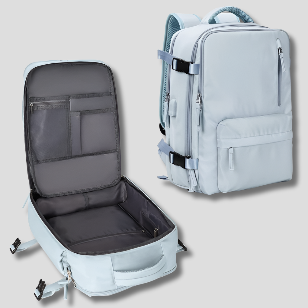 Nokmo | Carry-On Travel Backpack with Expandable Capacity