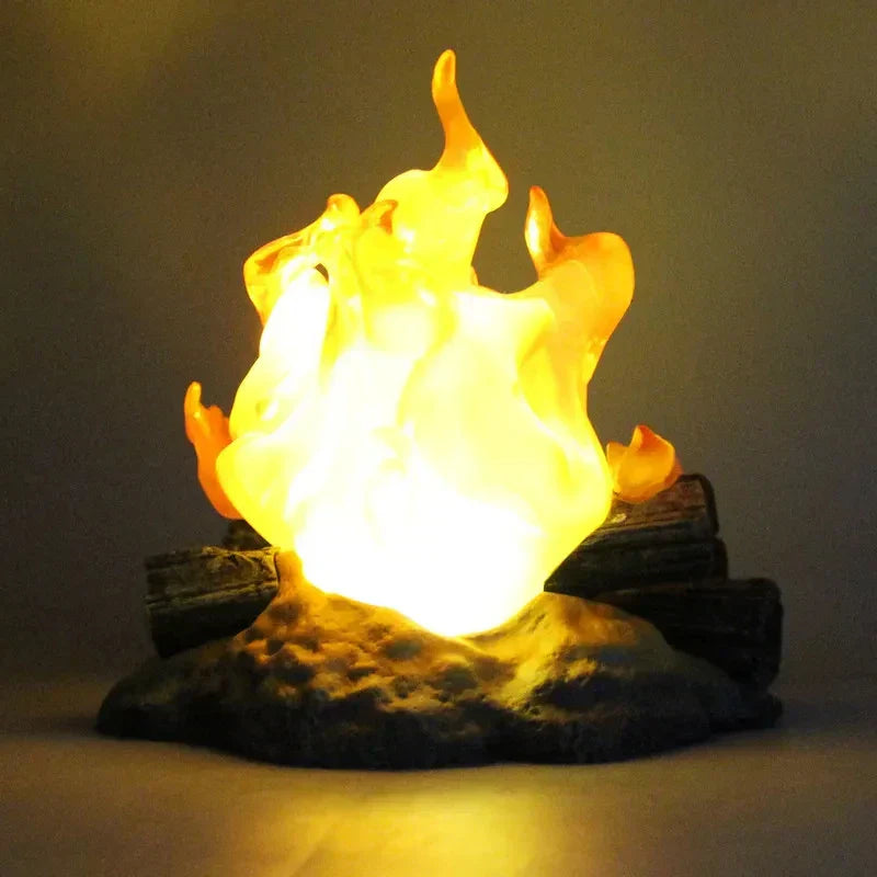 Nokmo | Cartoon Flame Figurine | Glowing Anime Decorative Figure (Glow-in-the-Dark)