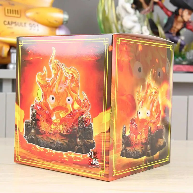 Nokmo | Cartoon Flame Figurine | Glowing Anime Decorative Figure (Glow-in-the-Dark)