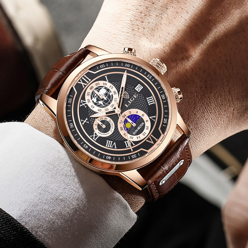 Nokmo | Classic Chronograph Men’s Watch | Stylish & Functional Luxury Wristwatch for Every Occasion