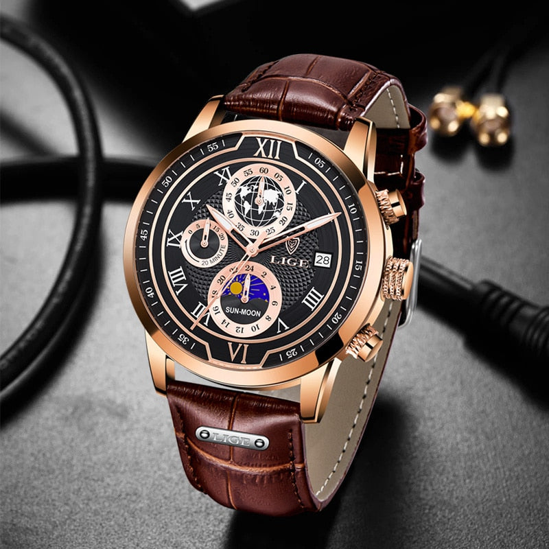 Nokmo | Classic Chronograph Men’s Watch | Stylish & Functional Luxury Wristwatch for Every Occasion